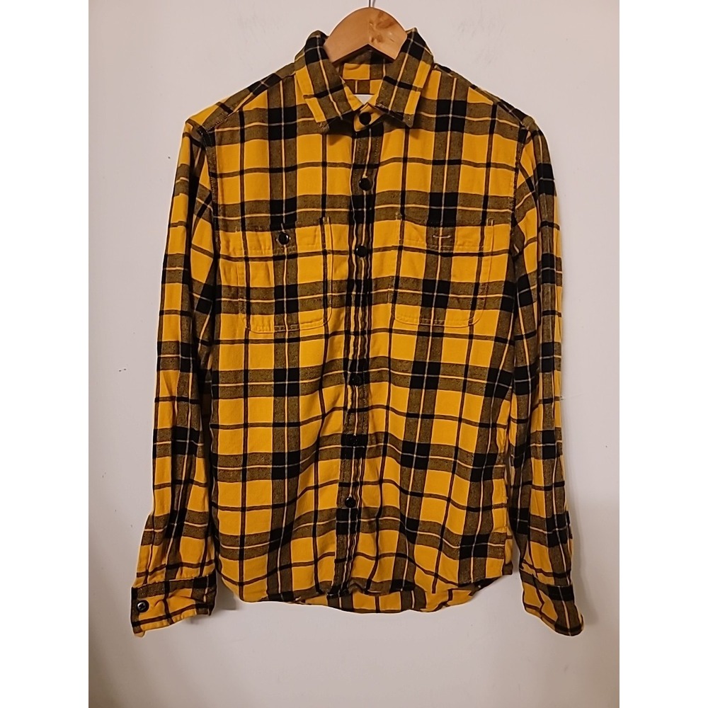 American Eagle Flannel Shirt Women's Small Medium Fall Plaid Button Lot of 2